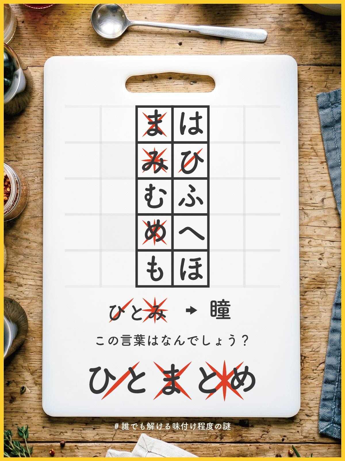『 一覧 』の解答画像